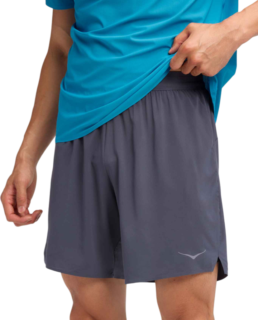 Šortky Hoka One One Hoka Glide 7" 2-in-1 Shorts Šedá | 1176972-clgy