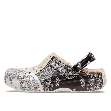 Tenisky a topánky Crocs Classic Lined Bandana Clog Béžová | 208061-2ZM, 4