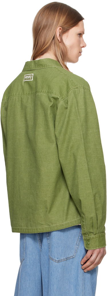 Košeľa KENZO Kenzo Paris Pocket Overshirt Zelené | FF55CH5339GD, 2