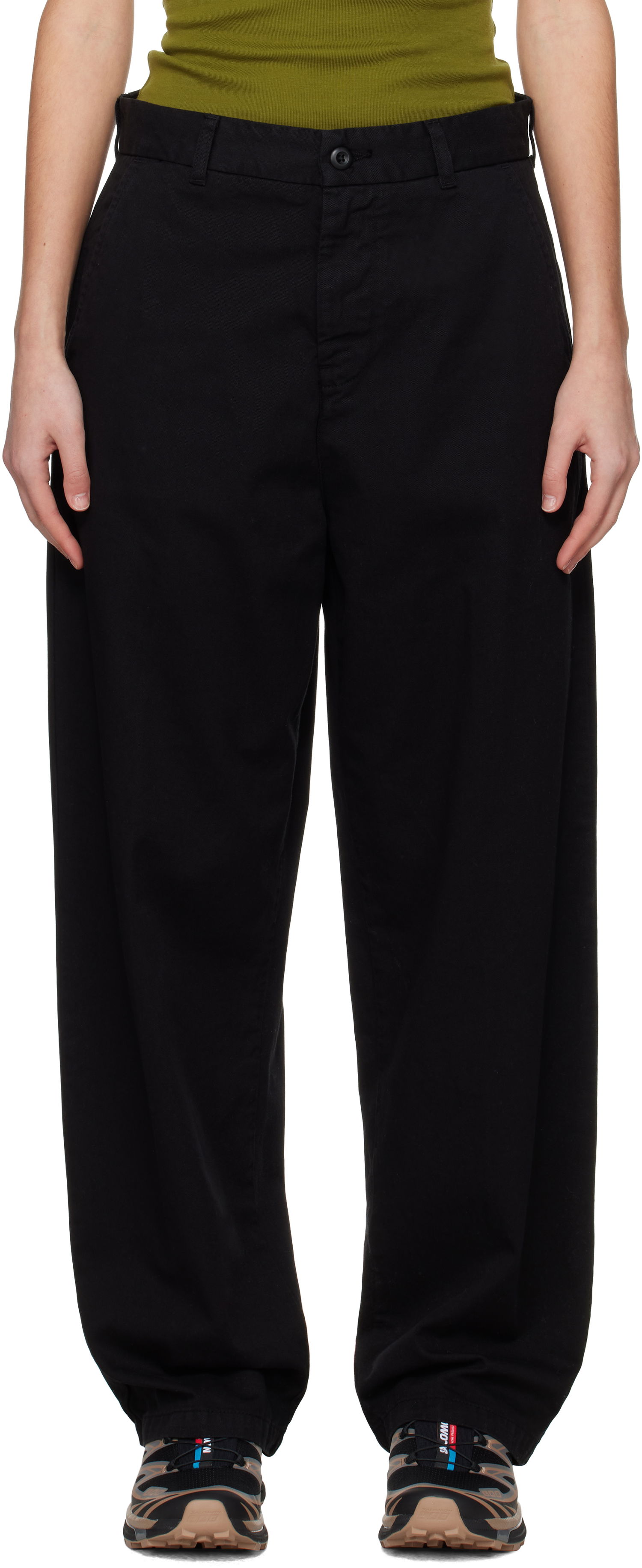 Nohavice Carhartt WIP Work In Progress Brady Trousers Čierna | I033770 89GT, 0