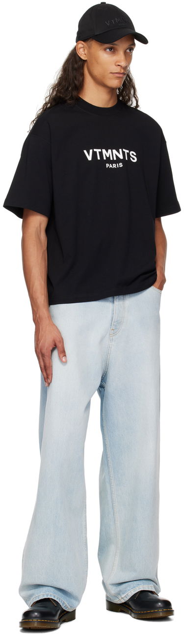 Tričko VETEMENTS Paris Logo T-Shirt Čierna | VL22TR200B, 3