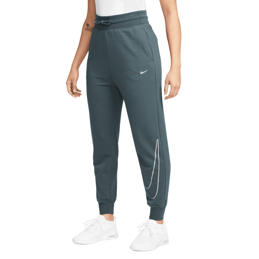 Tepláky Nike Dri-FIT One Joggers with Large Outline Swoosh Tyrkysová | FB5575-328