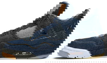 Tenisky a topánky Jordan Levi's x Air Jordan 4 Retro "Denim" Navy | AO2571-401, 0