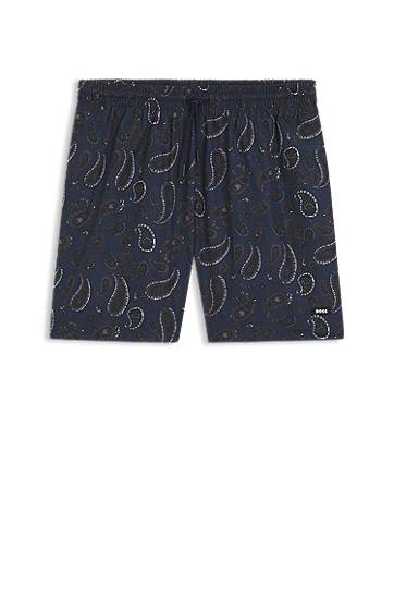 Šortky BOSS Paisley Print Swim Shorts Navy | 50544547, 0
