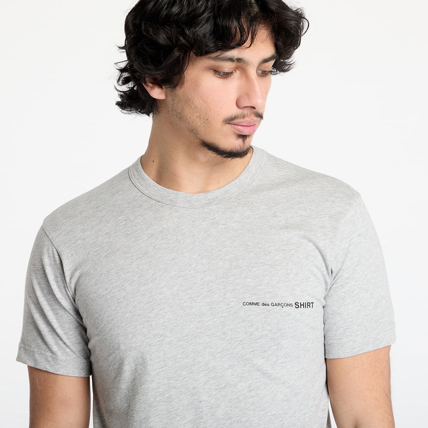 Tričko Comme des Garçons Comme des Garçons SHIRT Knit T-Shirt Šedá | FO-T026 GREY, 1