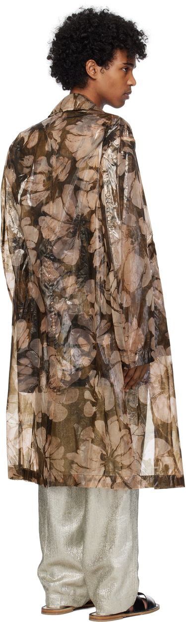 Pláštenka Dries Van Noten Dries Van Noten Loose Fit Mac Coat Hnedá | 251-020211-1102, 2