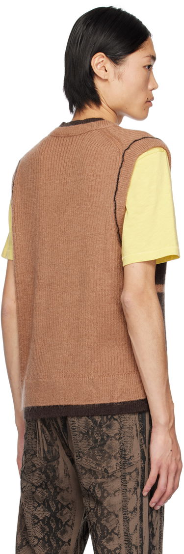 Sveter Paul Smith Paul Smith Commission Edition Striped Knit Vest Hnedá | M1R-306Y-L02195-64, 2