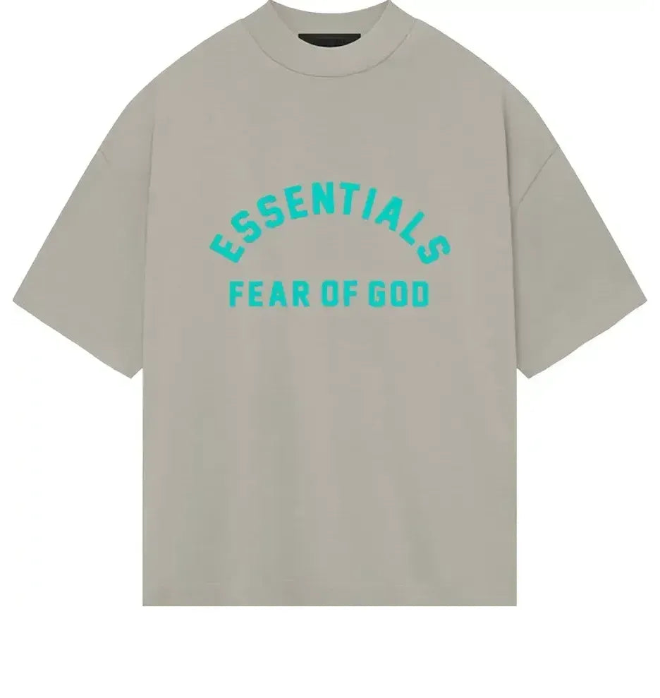 Tričko Fear of God Essentials Heavy Jersey Crewneck T-Shirt Šedá | 125SP242005F, 0
