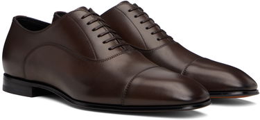 Oblečenie a doplnky BOSS BECKHAM x BOSS Polished Leather Oxford Shoes Čierna | 50546774, 4