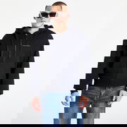 Sweatshirt Boxy Zip Up Hoodie Black