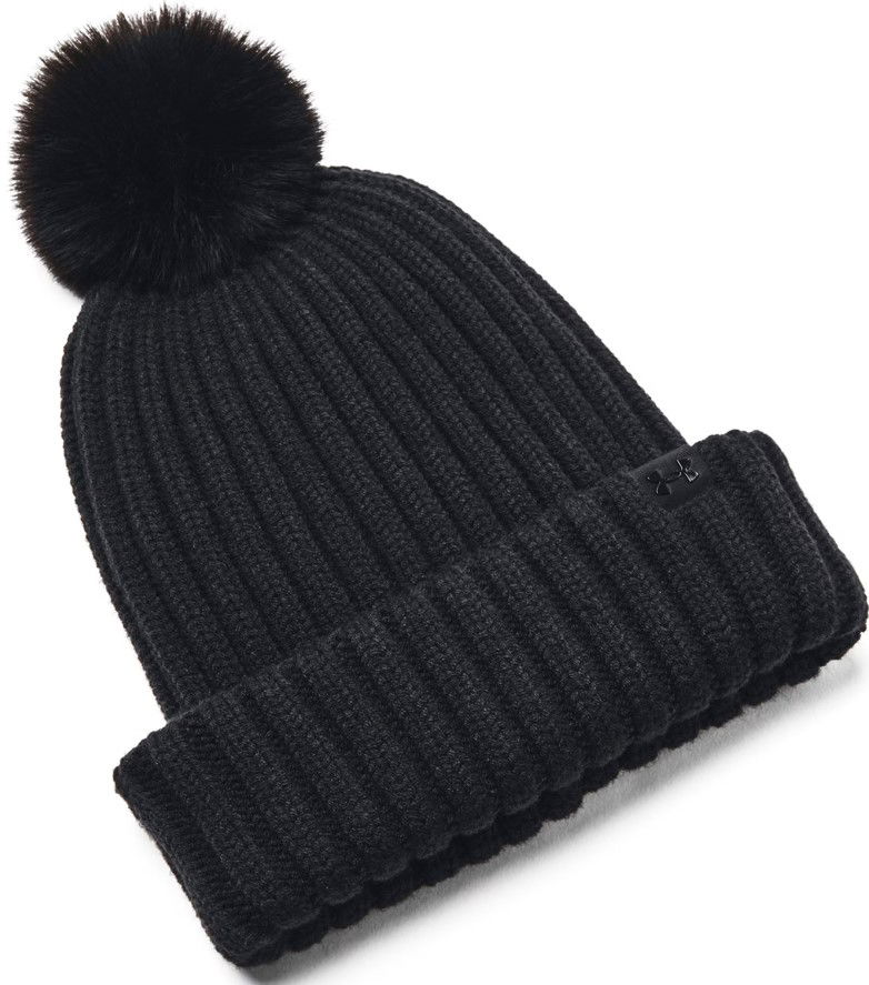 Kulicha Under Armour Halftime Pom Beanie Hat Čierna | 1386637-001, 0