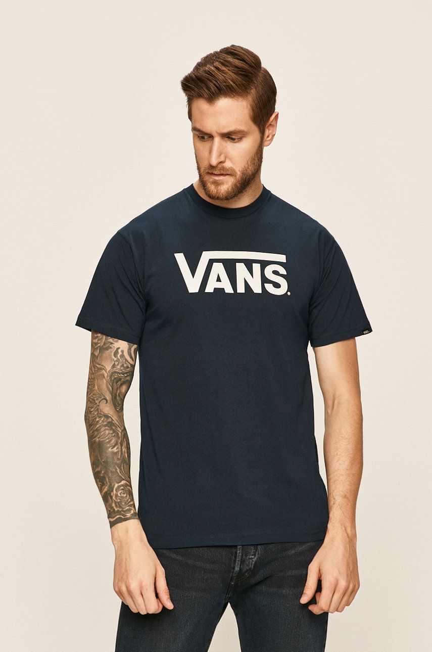 Tričko Vans Logo Tee Navy | VGGGNAV, 0