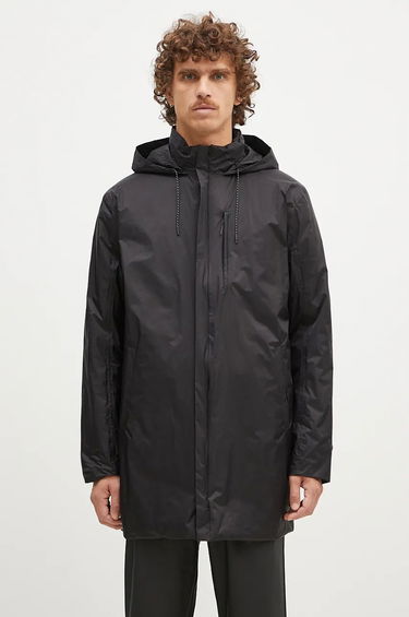 Kabáty Rains Padded Nylon Coat 15480 Čierna | 15480.BLACK, 0