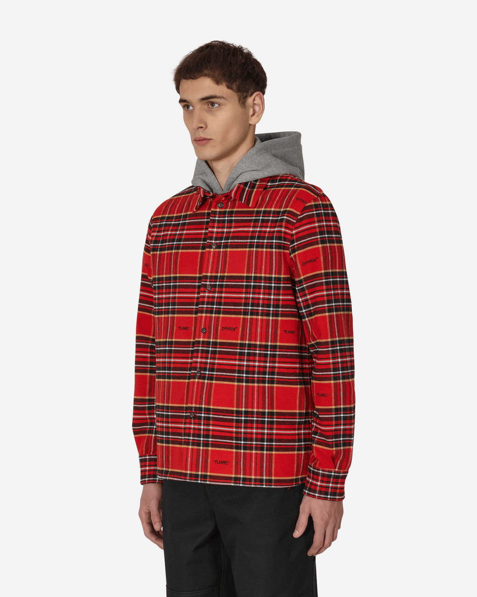 Flannel Skate Shirt Red