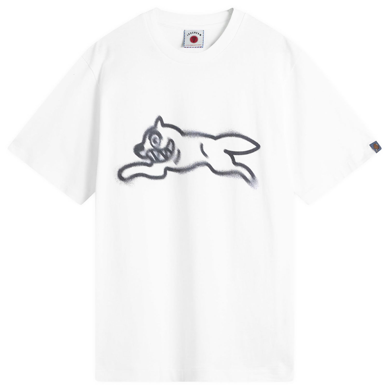 Tričko BBC IceCream Spray Paint Running Dog T-Shirt Biela | IC25440-WHT, 1