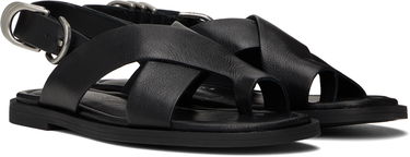 Oblečenie rag & bone rag & bone Gia Leather Crossover Sandals Čierna | WFF25SF1004LE04, 3