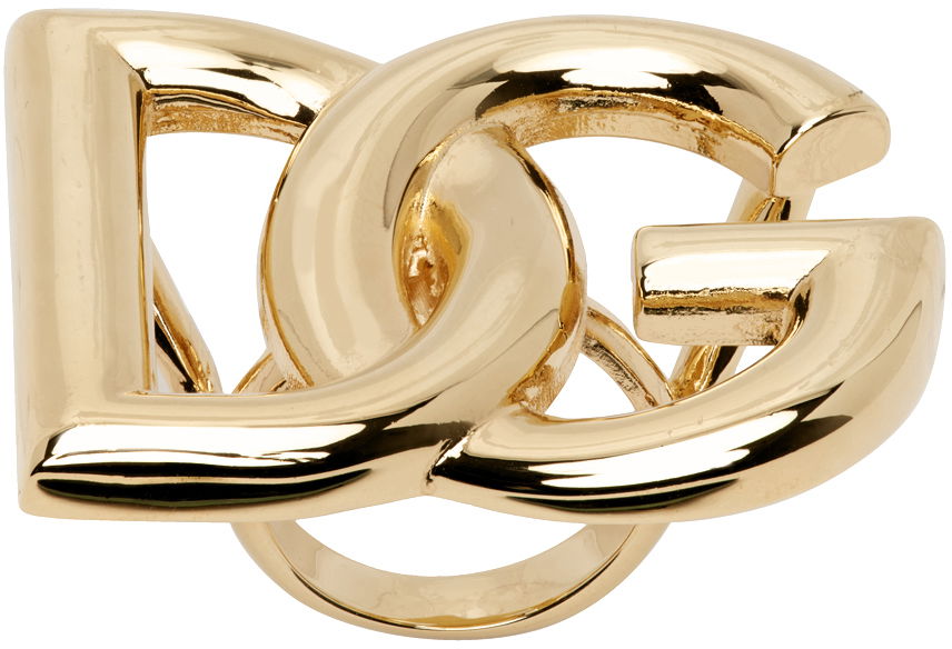 Prsteň Dolce & Gabbana Gold Logo Ring Metalická | WRO6C1 W1111, 0