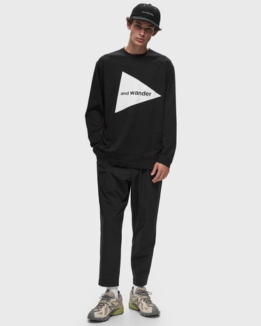 Tričko and wander Logo LS Čierna | 5744284170-010, 1
