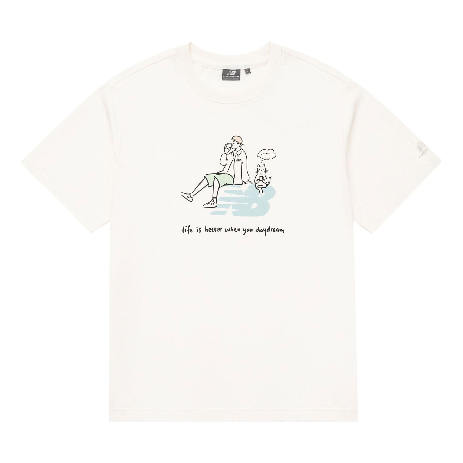 Tričko New Balance Graphic T-Shirt PK Biela | 5ED26011-IV, 0