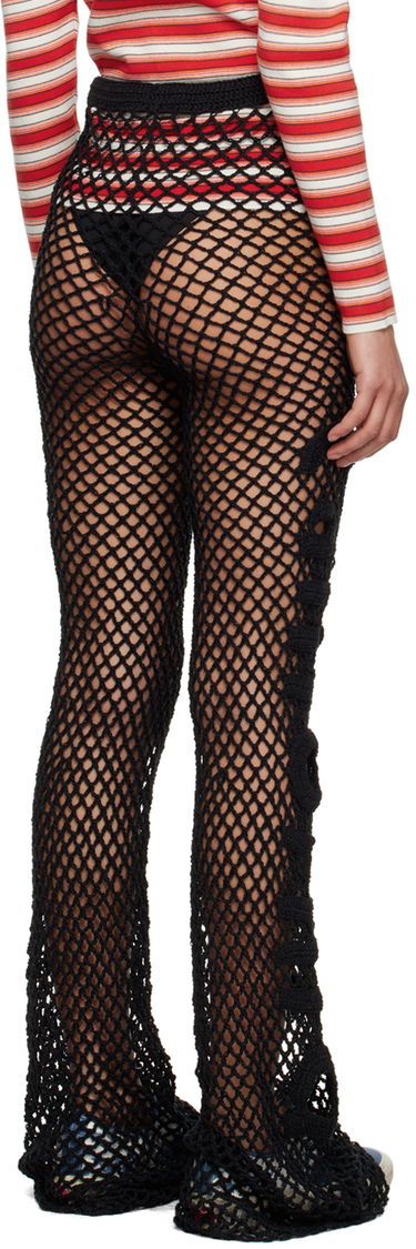 Legíny ERL Sheer Crochet Leggings Čierna | ERL06P103, 2
