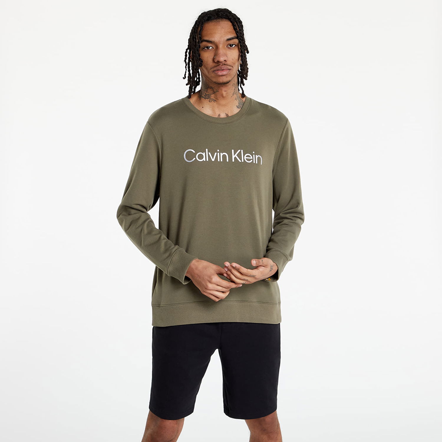Tričko CALVIN KLEIN Logo Tee Zelené | NM2265E-0SS, 0