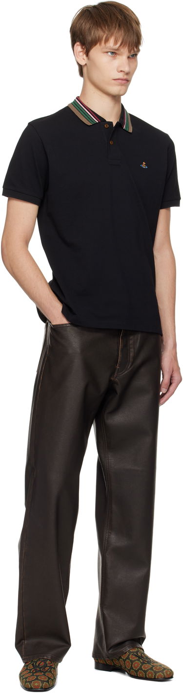 Polo tričko Vivienne Westwood Vivienne Westwood Classic Polo Čierna | 2H01000P-J0009-, 3