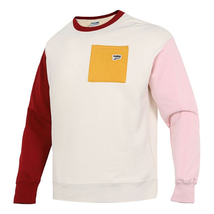 Sveter Puma Puma Colorblock Pocket Crewneck Sweatshirt Rôznofarebný | 533036-73, 0
