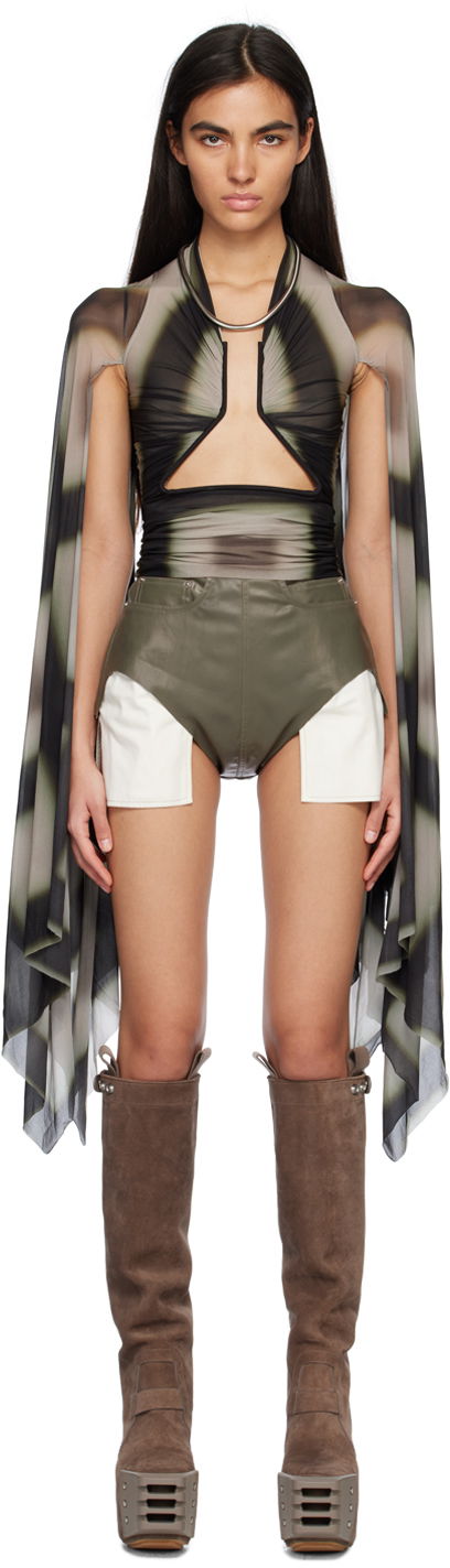 Body Rick Owens Rick Owens Flagsleeve Prong Sleeveless Blouse Zelené | RP01C5229 BZP2, 0