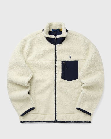 Mikina Polo by Ralph Lauren Sherpa Fleece Zip-Up Jacket Biela | 710951701001, 0