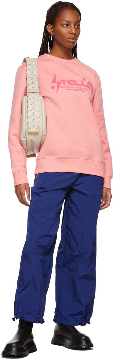 Mikina Stella McCartney Logo Sweatshirt Ružová | 601847SNP10, 3