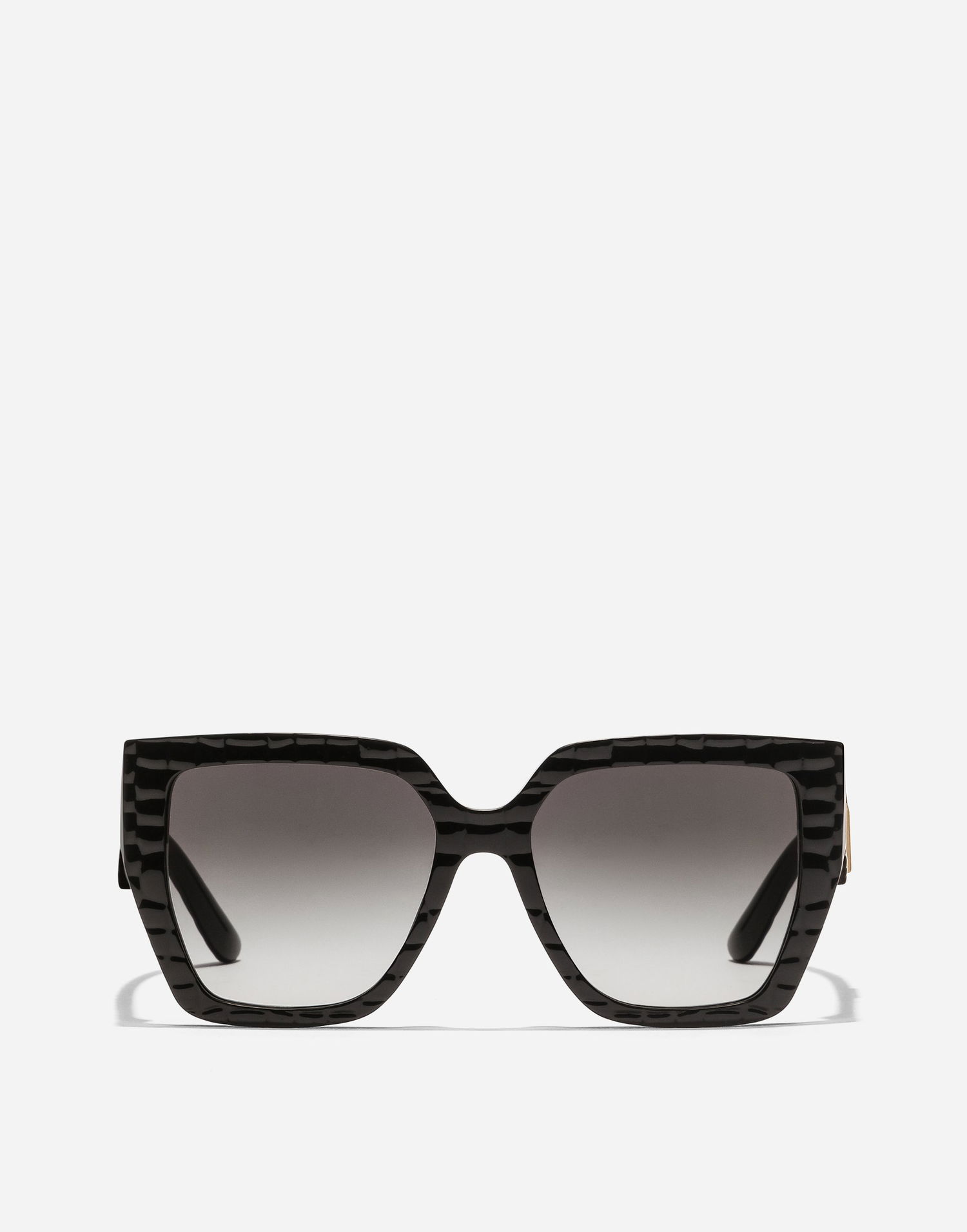 Slnečné okuliare Dolce & Gabbana Crossed Sunglasses Texture Cocco Onesize Čierna | VG4438VP88G9V000, 0