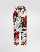 Dolce & Gabbana Floral Print Poplin Trousers