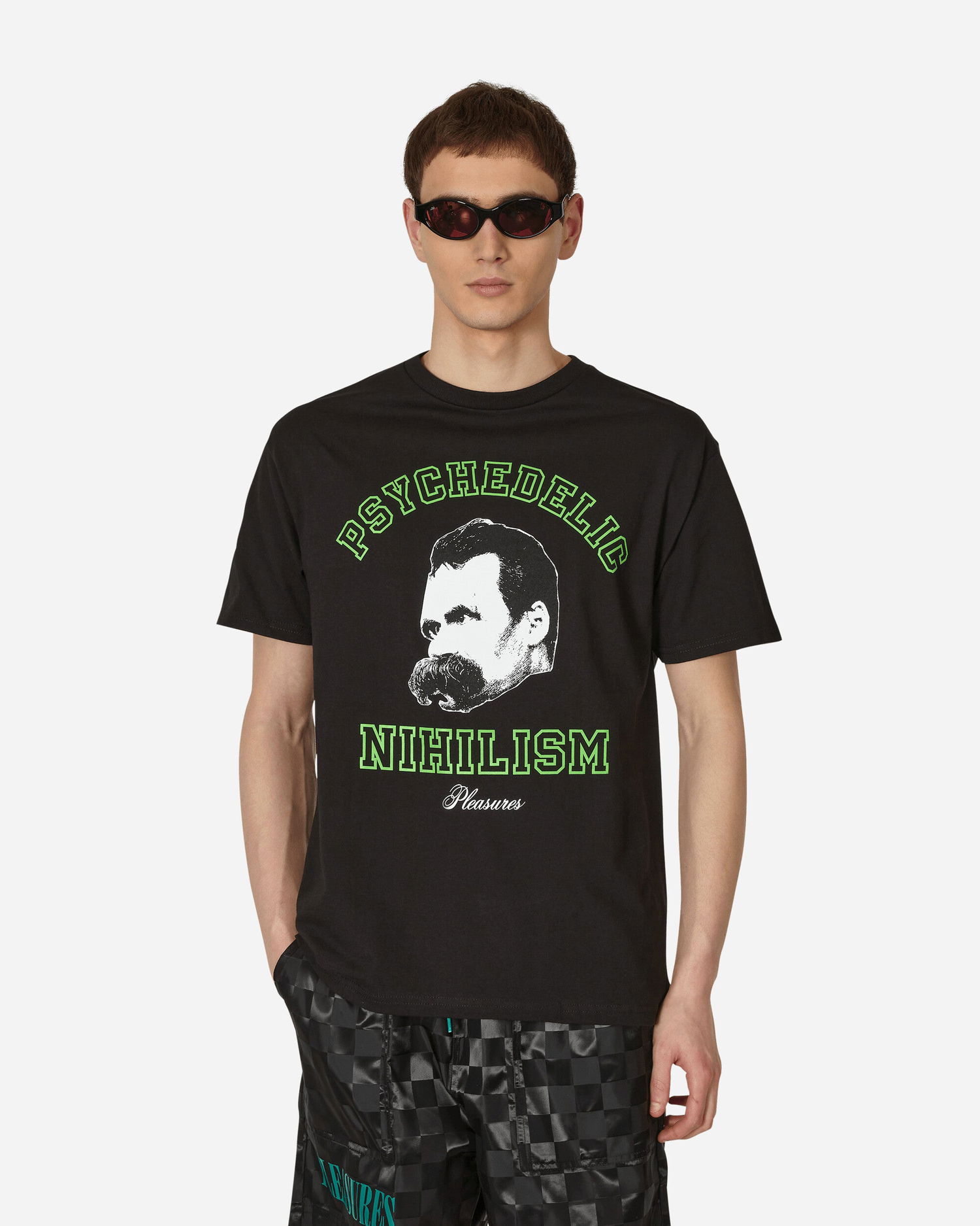 Tričko Pleasures Psychedelic Nihilism T-Shirt Čierna | P23SP059 BLACK, 0