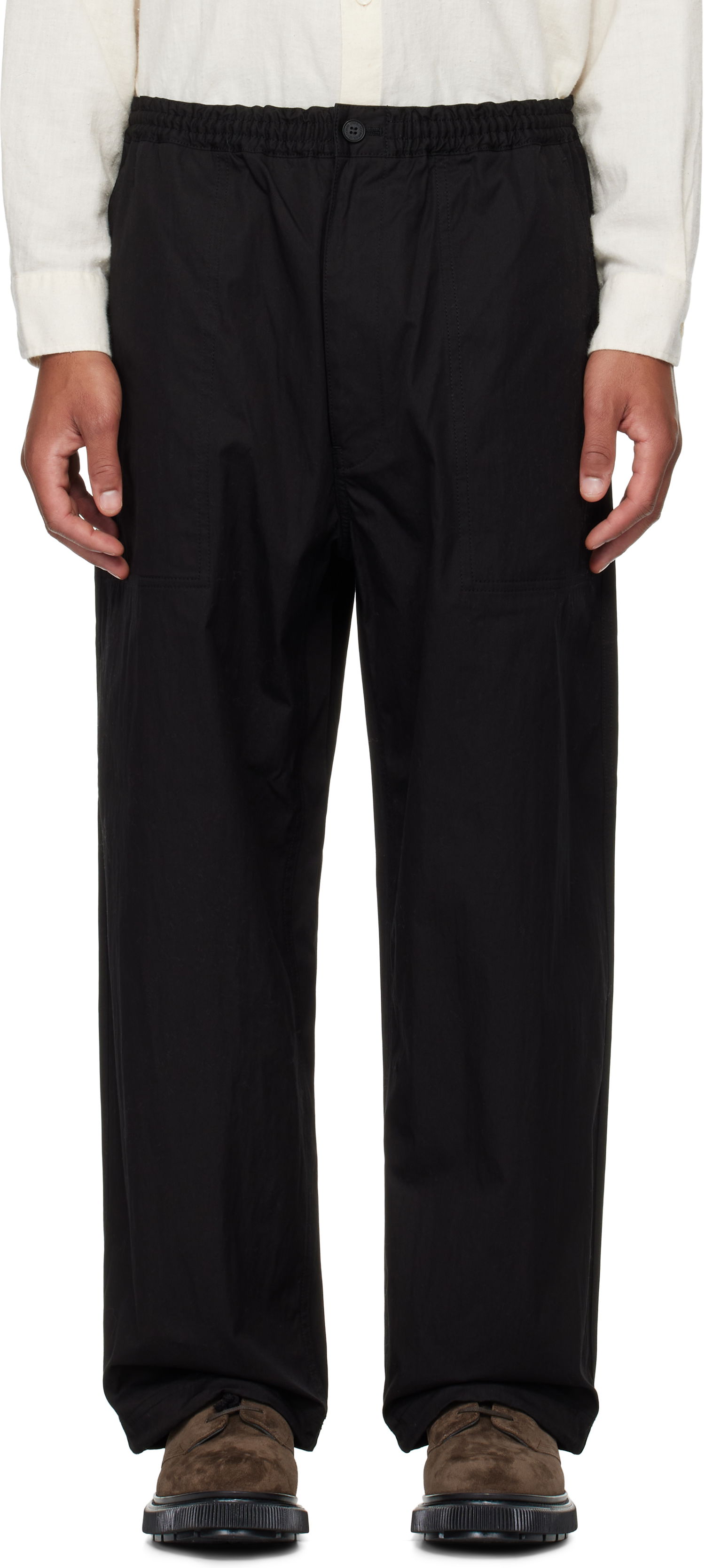 Nohavice Comme des Garçons Weather Trousers Čierna | HN-P024-051, 0