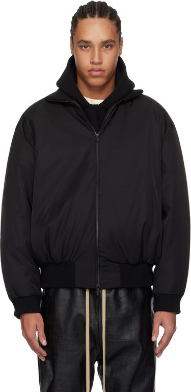 Bomber bunda Fear of God Fear of God Nylon Wool Bomber Jacket Čierna | FGE230-326NYW, 0