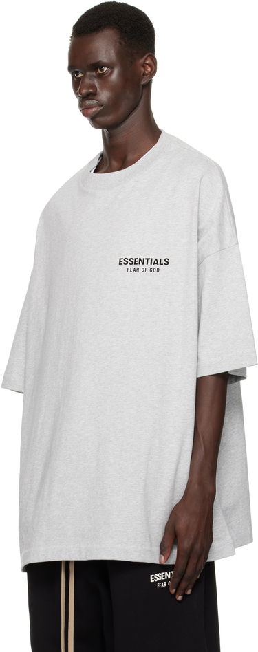 Tričko Fear of God Essentials Jersey Crewneck T-Shirt Šedá | 125HO244368F, 3