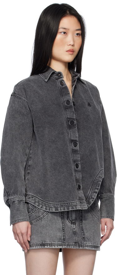 Košeľa The Attico Attico Eliza Denim Shirt Šedá | 250WCB00074 DDD104AA, 1
