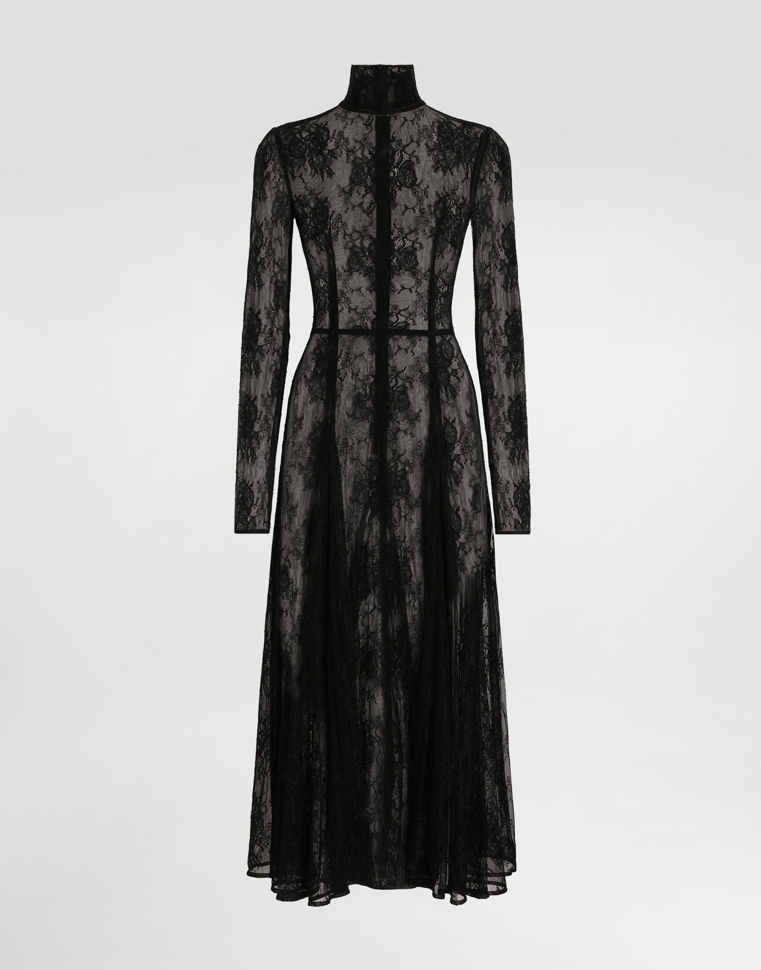 Šaty Dolce & Gabbana Chantilly Lace Dress Čierna | F6JORTGDDPGN0000, 0