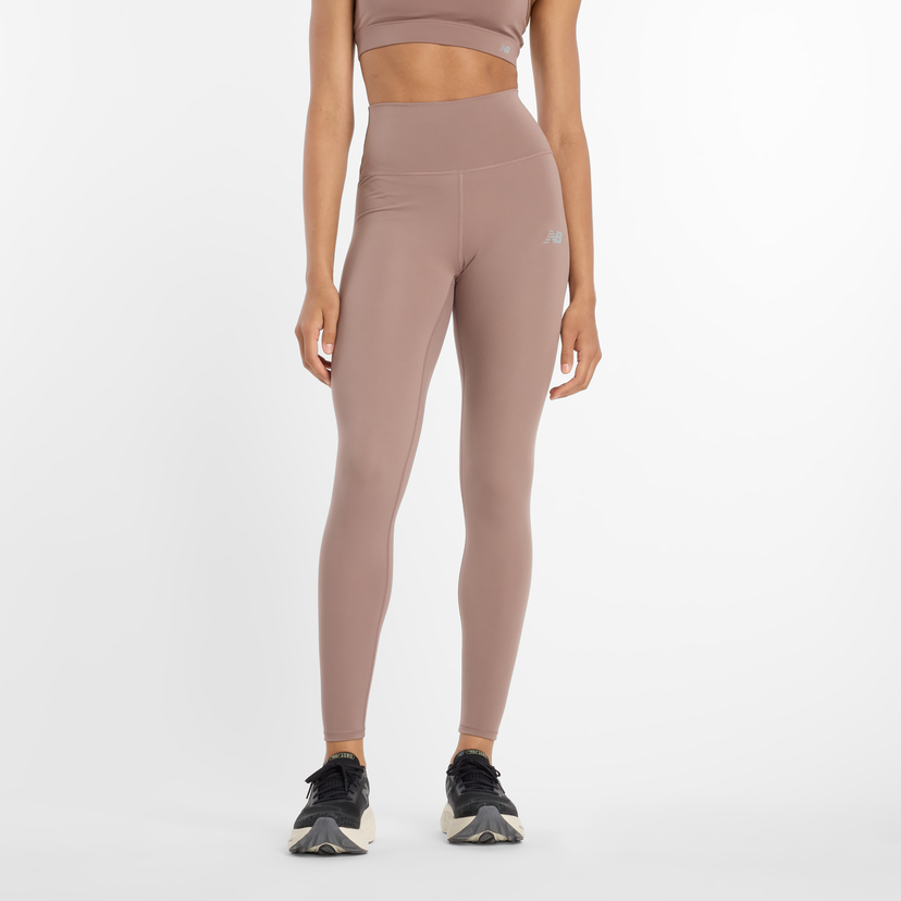 Legíny New Balance High-Waisted Performance Leggings Béžová | NBWP51126EAS