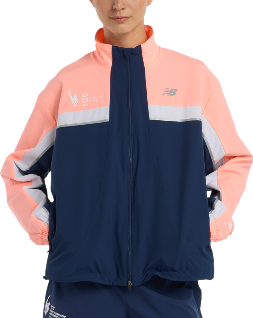 Vetrovka New Balance NYC Marathon 2025 Color Block Running Jacket Rôznofarebný | wj53250m-nny