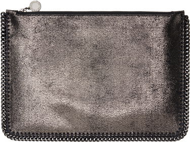 Kabelka Stella McCartney Falabella Chain Metallic Clutch Čierna | 7B0112WP0489, 0