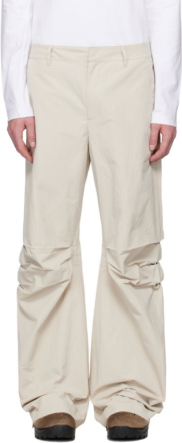 Nohavice HELIOT EMIL HELIOT EMIL Ferro Gathered Trousers Béžová | SS25_M_10_193_ST18, 0