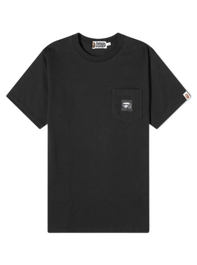 Tričko BAPE Label Pocket T-Shirt Čierna | 001CSJ801009M-BLK