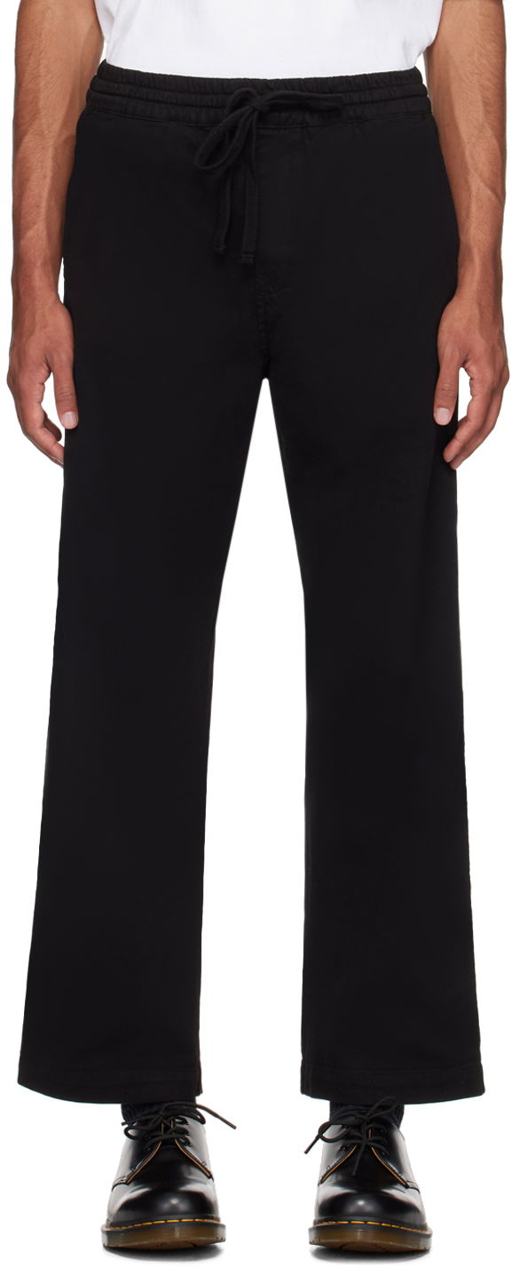 Nohavice Carhartt WIP Relaxed Fit Cotton Twill Trousers Čierna | I033585, 0