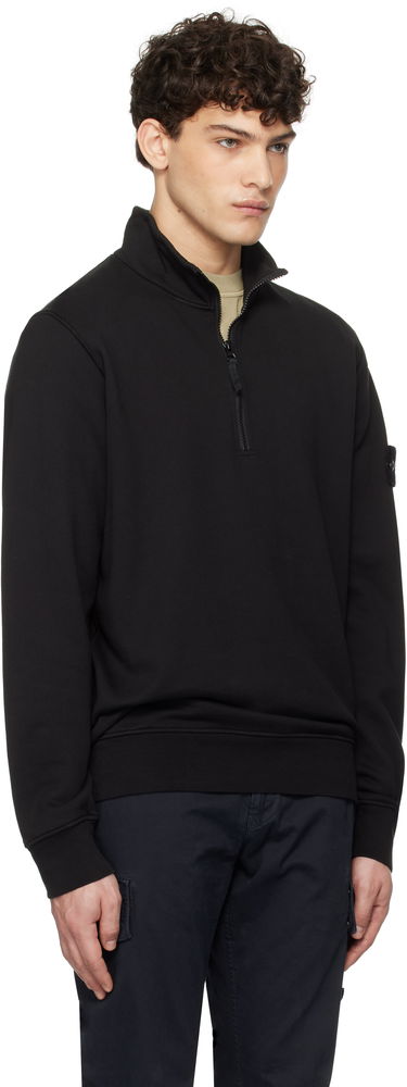 Mikina Stone Island Fleece Sweatshirt Čierna | K1S156100619S0051, 1