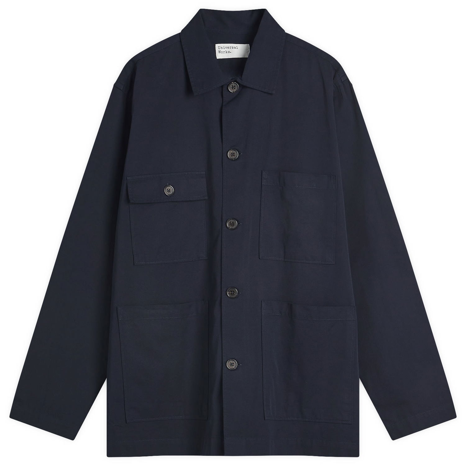 Košeľa Universal Works Universal Works Military Shirting Dockside Overshirt, Size Large Navy | P32051-NVY, 0