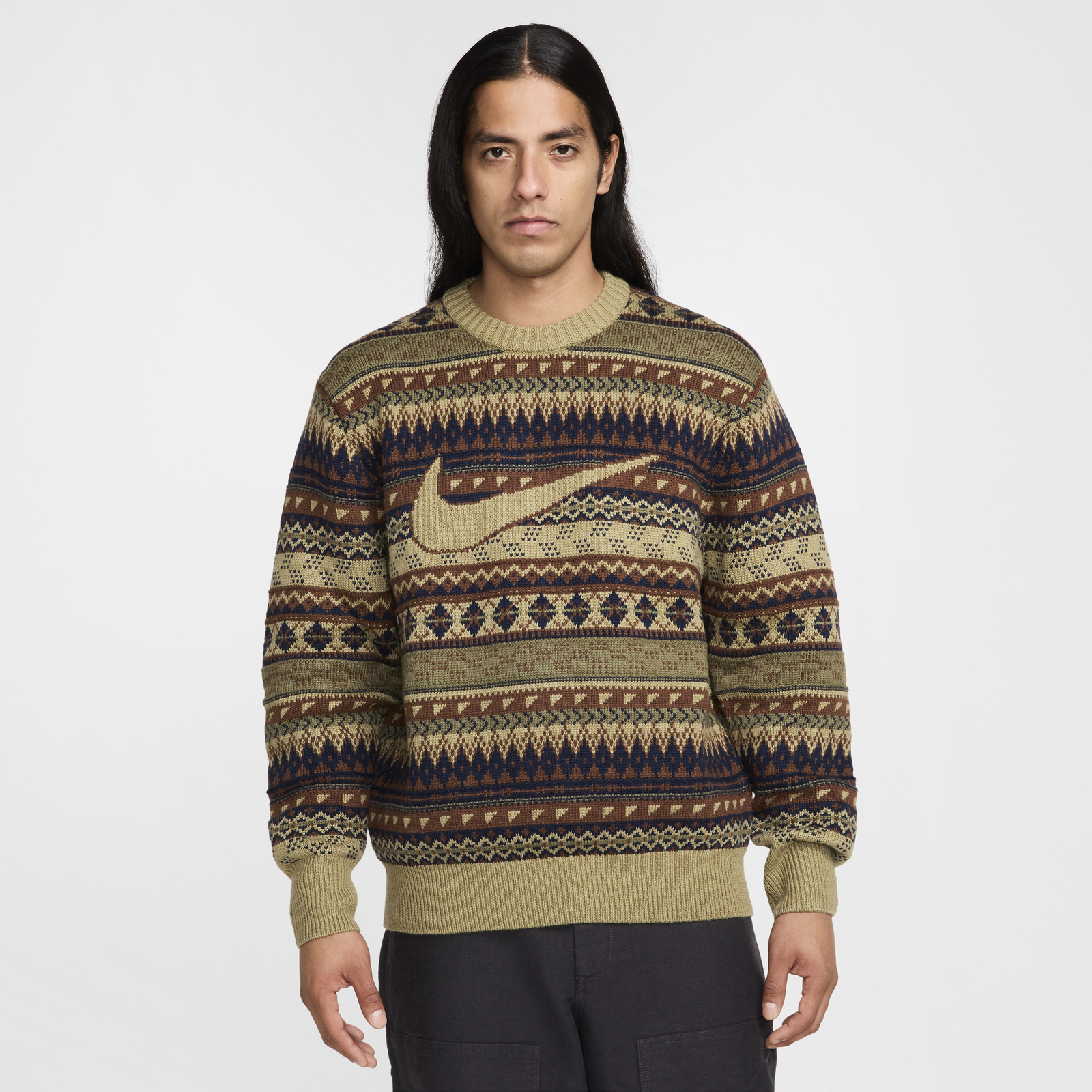 Fair Isle Swoosh Sweater