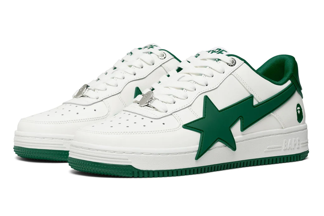 Tenisky a topánky BAPE Bape Sta OS #2 White/Green Biela | 1K20-191-314-GRN, 1
