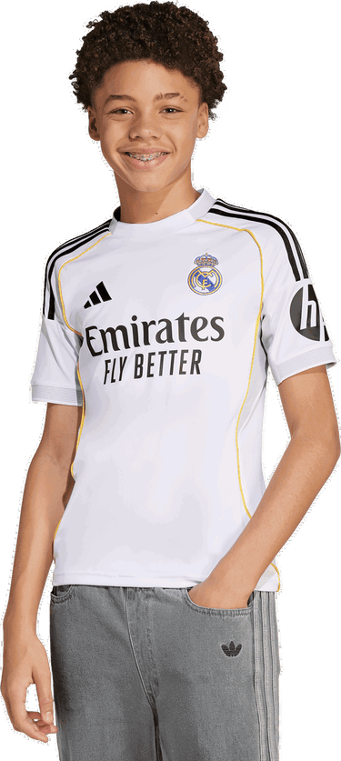 Dres adidas Performance Real Madrid 25/26 Home Jersey Biela | JN8887, 4