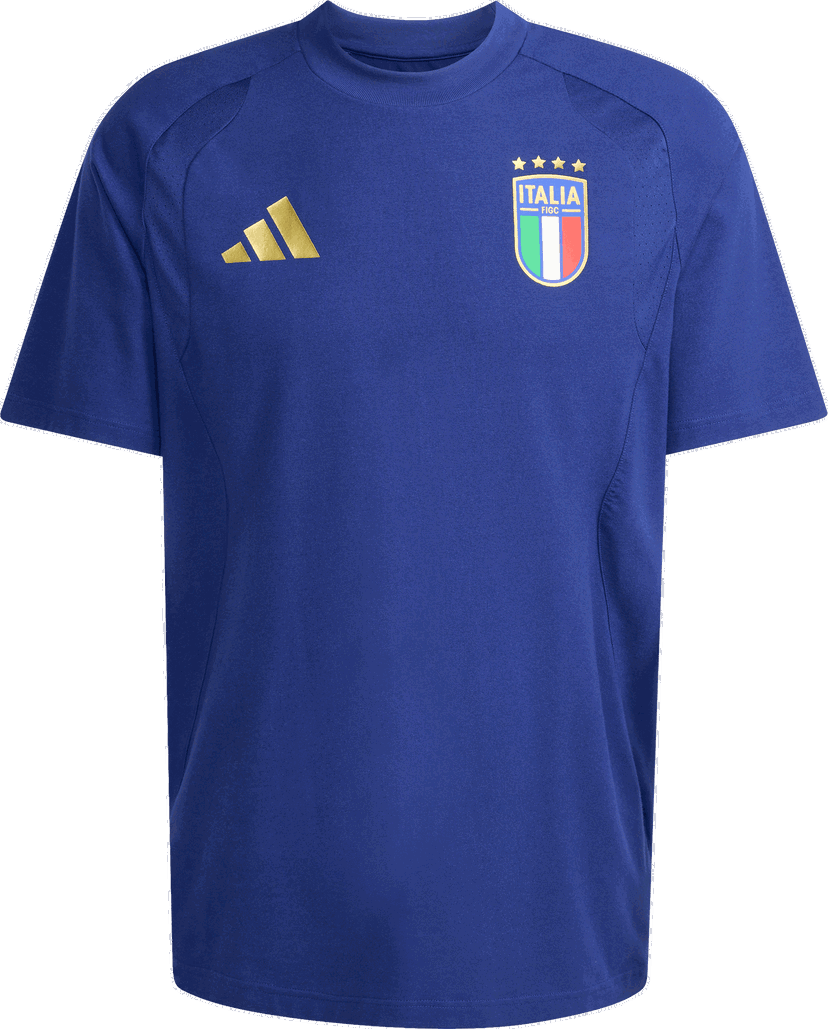 Tričko adidas Originals Italy Tiro Travel T-Shirt Modrá | jy7056